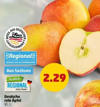 Deutsche rote Äpfel