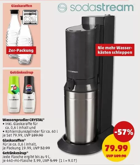 Sodastream - Wassersprudler CRYSTAL