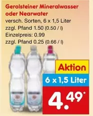 Gerolsteiner - Mineralwasser oder Nearwater
