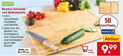 Ideal - Schneide- und Abdeckplatte