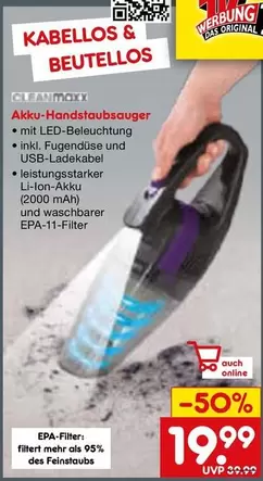 Akku-Handstaubsauger