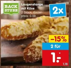 Laugenstange mit Käse