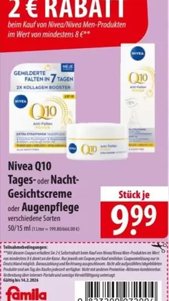 Nivea - Tages-oder Nacht- Gesichtscreme oder Augenpflege