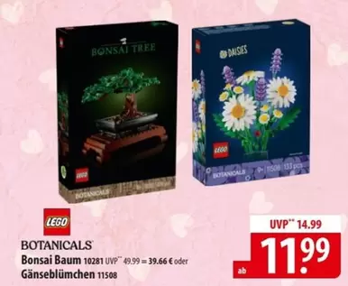 LEGO - Bonsai Baum 10281 oder Gänseblümchen 11508