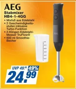 AEG - Stabmixer HB4-1-4GG