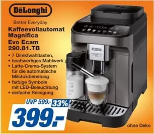 Delonghi - Kaffeevollautomat Magnifica Evo Ecam 290.81.TB