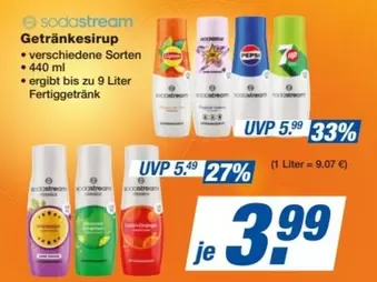 Sodastream - Getränkesirup