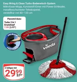 Vileda - Easy Wring & Clean Turbo-Bodenwisch-System