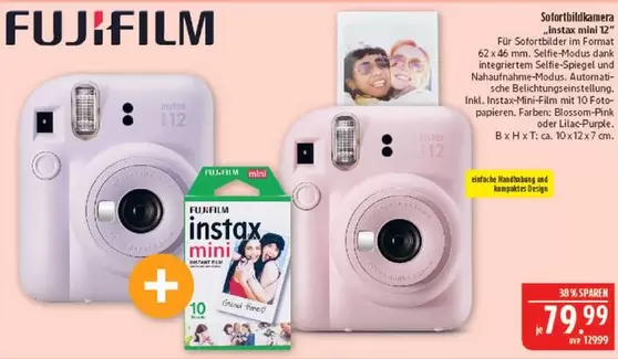 Fujifilm - Instax mini 12