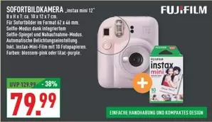 Fujifilm - SOFORTBILDKAMERA instax mini 12
