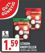Lithium - LITHIUM-KNOPFZELLEN