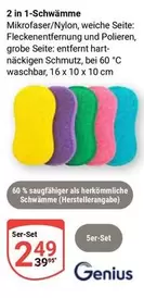 Genius - 2 in 1-Schwämme