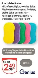 Genius - 2 in 1-Schwämme