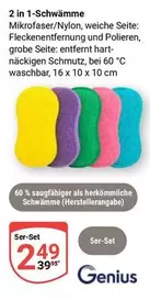Genius - 2 in 1-Schwämme