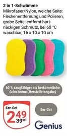 Genius - 2 in 1-Schwämme