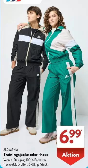 Trainingsjacke oder -hose