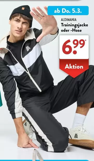 Trainingsjacke oder -Hose