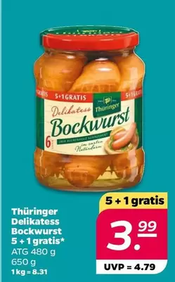 Delikatess Bockwurst