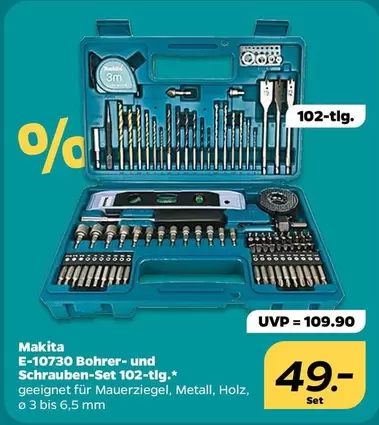 Makita - E-10730 Bohrer- und Schrauben-Set 102-tig.*