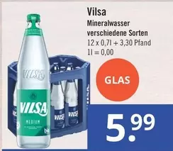 Mineralwasser verschiedene Sorten