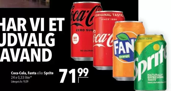 Coca Cola - Coca-Cola, Fanta eller Sprite
