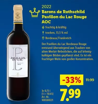 AOC - Pavillon du Lac Rouge