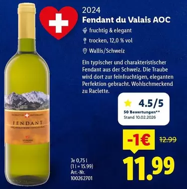 AOC - Fendant du Valais