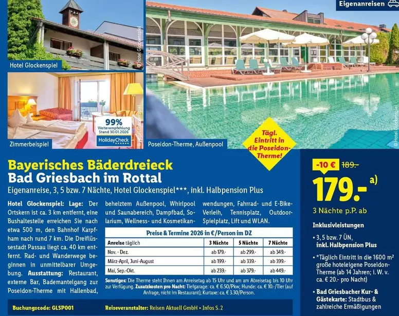 Whirlpool - Bayerisches Bäderdreieck Bad Griesbach im Rottal