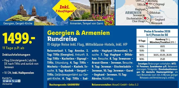 Hp - Georgien & Armenien Rundreise