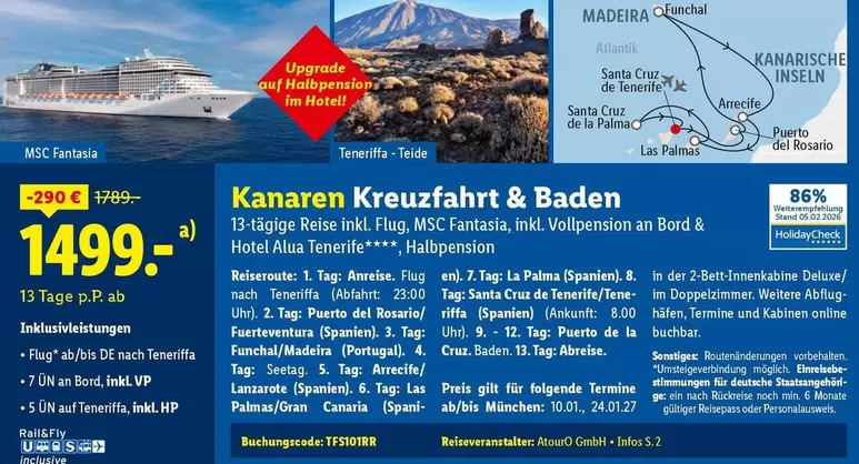 Hp - Kanaren Kreuzfahrt & Baden