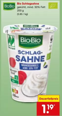 Bio - Schlagsahne