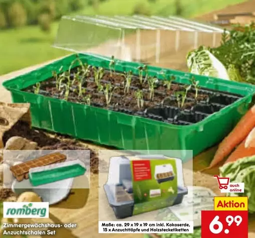 Zimmergewächshaus- oder Anzuchtschalen Set