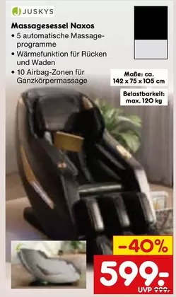 Massagesessel Naxos
