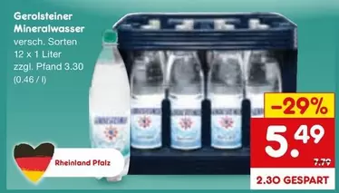 Gerolsteiner - Mineralwasser