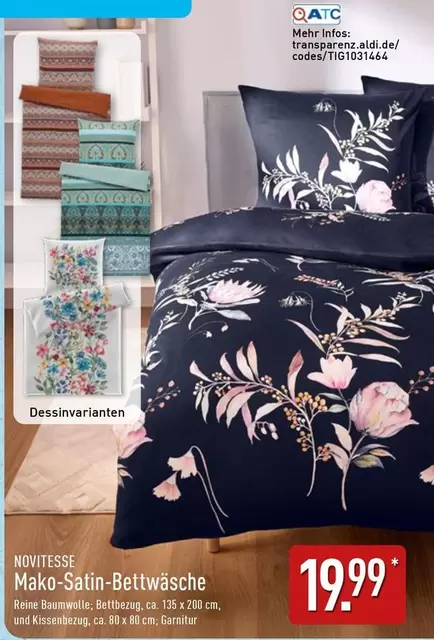 Mako-Satin-Bettwäsche