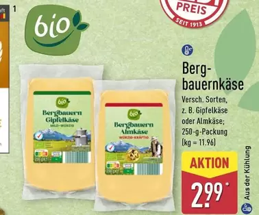 Bio - Berg-bauernkäse