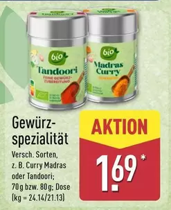 Bio - Curry Madras or Tandoori