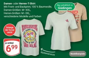 Damen- oder Herren-T-Shirt
