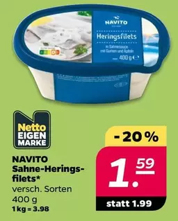 Sahne-Herings-filets*