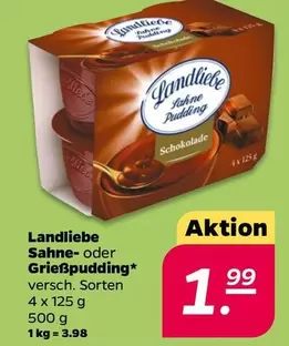 Sahne- oder Grießpudding