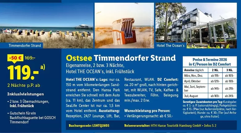 Comfort - Ostsee Timmendorfer Strand