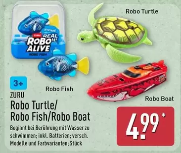 Robo Turtle/Robo Fish/Robo Boat
