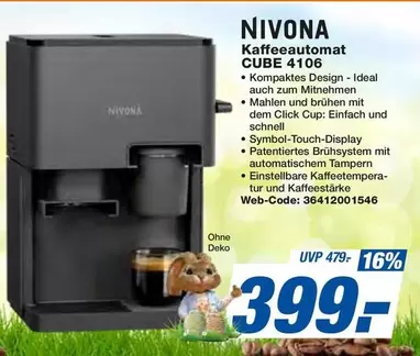 Cube - Kaffeeautomat CUBE 4106