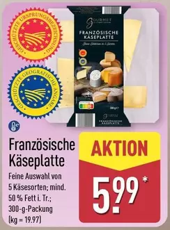Französische Käseplatte