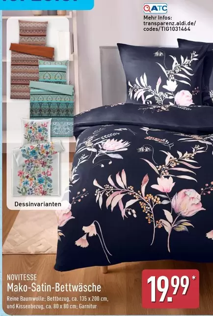 Mako-Satin-Bettwäsche