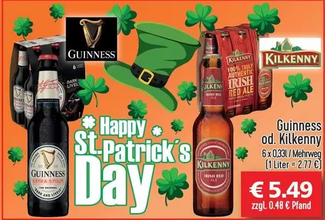 Guinness -  od Kilkenny