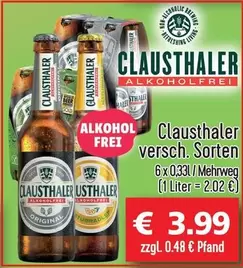 Gold - Clausthaler versch. Sorten