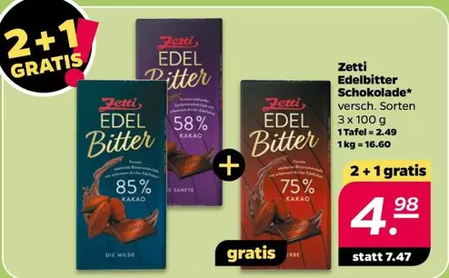 Edelbitter Schokolade