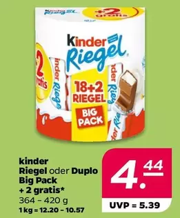 Kinder - Riegel oder Duplo Big Pack