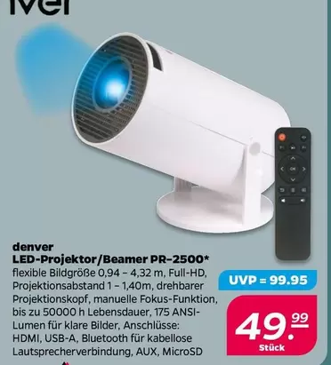 LED-Projektor/Beamer PR-2500*